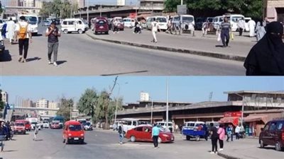 الجيزة تشن حملات لتحقيق الانضباط ورفع تعديات المحال والباعة الجائلين بمنطقة المنيب وحتى محطة المترو