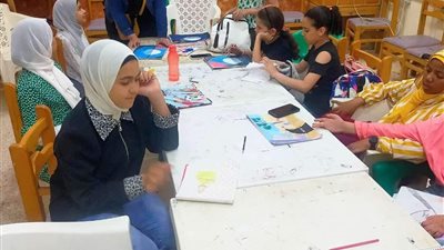 جنوب سيناء تواصل تدريبات شعبة الفنون التشكيلية بمركز شباب الساحل