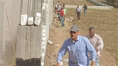  إزالة 12حالة تعدٍ على مساحة 8 قراريط أراضٍ زراعية بنجع حمادي