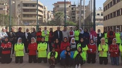 منطقة الغربية الأزهرية تنظم تصفيات كرة اليد للبنات