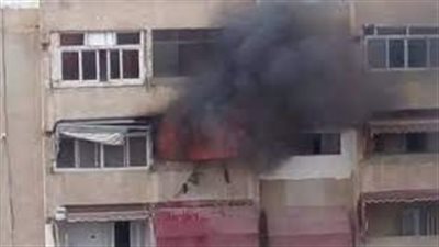 السيطرة على حريق شب داخل شقة سكنية بالعمرانية 