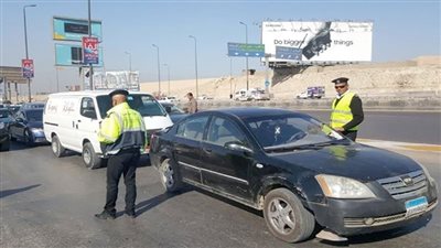 سحب 2278 رخصة مركبات لعدم تركيب الملصق الإلكتروني