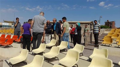   رئيس إقليم جنوب الصعيد الثقافى يتابع إجراءات التسليم الابتدائى لمسرح فوزى بأسوان