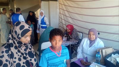 جامعة قناة السويس تنظم قافلة تنموية شاملة لقرية الشلوفة