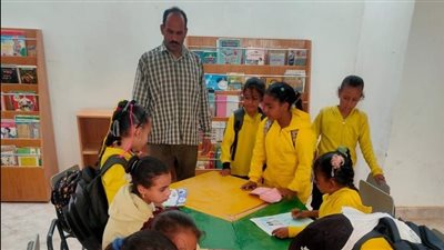 مكتبة الطفل والشباب ببغداد في الوادي الجديد تنظم ورشة للرسم والتلوين