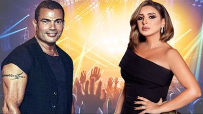 عمرو دياب وأنغام في أسبوع واحد بالإمارات