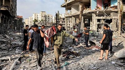 استشهاد 19 شخصًا في غارة جوية إسرائيلية بمحيط مستشفى مخيم جباليا بغزة