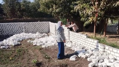 إزالة حالة تعدٍّ على الأراضى الزراعية بقرية السلامية بنجع حمادي