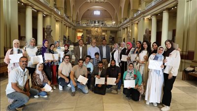 ورشة تعليمية عن الكتابة المسمارية بالمتحف المصري بالتحرير
