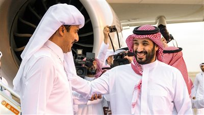 قمه الرياض بين ولى العهد السعودية وأمير قطر تبحث تطورات الأوضاع بغزة