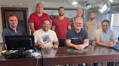 ميكالى يطمئن على فندق معسكر المنتخب الأوليمبي بالعاصمة الإدارية