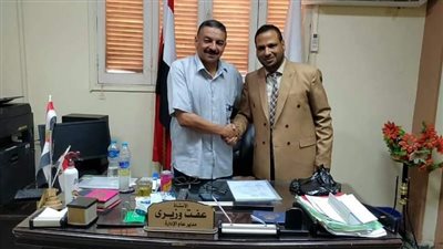 عبدالمنعم قاصد يتسلم قيادة التعليم بأبوتشت في جو تسوده المحبه والسرور