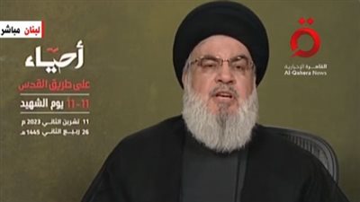 حسن نصر الله: تصدي بطولي من المقاومة الفلسطينية للاحتلال في قطاع غزة