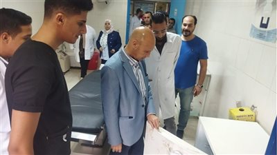 وكيل صحة الشرقية يتفقد مستشفى الحسينية المركزى