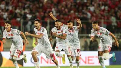 تشكيل الوداد المغربي لمواجهة صن داونز بنهائي السوبر الافريقي