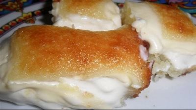 للدايت.. طريقة تحضير بسبوسة بالقشطة الصحية