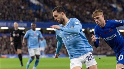 مانشستر سيتي يتعادل مع تشيلسي في الشوط الأول
