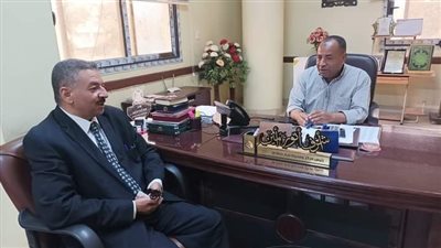 مدير تعليم نجع حمادي والوحدة المحلية يبحثان استعدادات انتخابات الرئاسة 