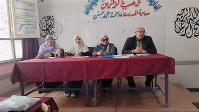 وكيل تعليم نجع حمادي يشارك الاجتماع الشهري لرياضة الأطفال 