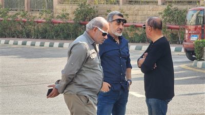 وصول إيهاب فهمي جنازة الراحل عثمان محمد علي