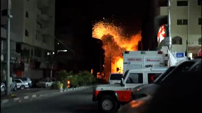 الهلال الأحمر الفلسطيني يُصدر بيانًا عاجلاً بشأن قصف مستشفى القدس