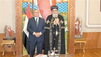 رئيس الوفد: قداسة البابا أول شخصية عامة أقوم بزيارتها.. والمواطنة شعارنا فى الحزب 