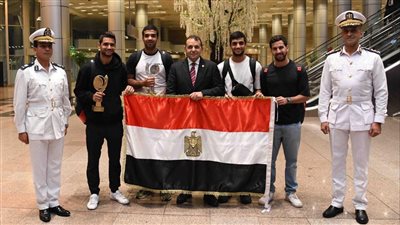 البعثة الرياضية للبادل بوزارة الداخلية تفوز بالمركزين الأول والثانى ببطولة الشرطة العربية 
