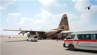 عاجل.. وصول طائرة مساعدات إماراتية إلى مطار العريش