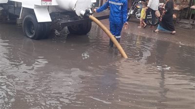 هطول أمطار غزيرة على قرى محافظة الغربية 