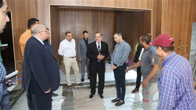 محافظ كفرالشيخ يتفقد أعمال إنشاء مركز السيطرة الموحد للشبكة الوطنية للطوارئ والسلامة ا 