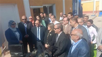 رئيس مياه القناة ومحافظ الإسماعيلية يفتتحان محطة رفع صرف قرية الحجاز الفرعية