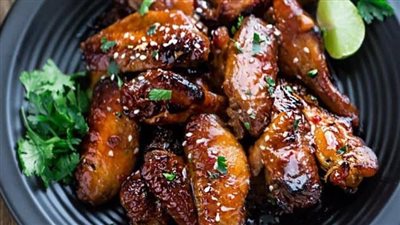 سناك سريع التحضير| طريقة عمل أجنحة الدجاج بالعسل والليمون