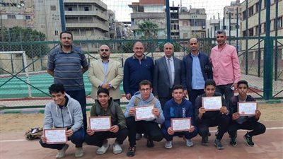 تصفيات بطولة الكرة الطائرة للمرحلة الثانوية بنين بأزهر الغربية 