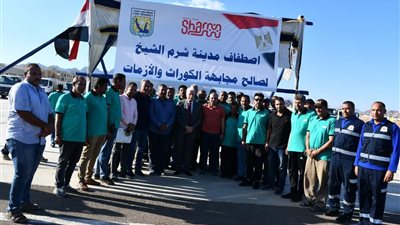 محافظ جنوب سيناء يشهد اصطفاف معدات الطوارئ لمواجهة السيول والأزمات