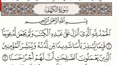 أحاديث عن فضل سورة الكهف يوم الجمعة