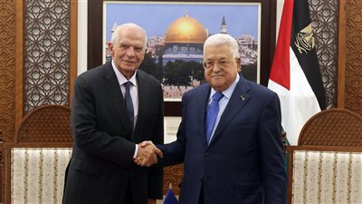رئيس فلسطين يُطالب الاتحاد الأوروبي بدفع إسرائيل لوقف هجومها على غزة