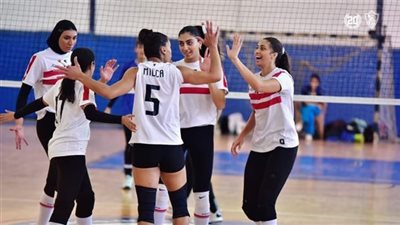 سيدات الزمالك تهزمن سموحة ببطولة الدوري لكرة الطائرة