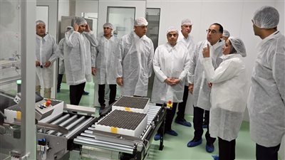 مدبولي يشهد افتتاح مصنع 