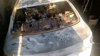 إنفجار سيارة تحمل اسطوانات غاز بقرية بنوفر بكفر الزيات 