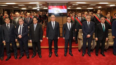 أعضاء النيابة العامة الجدد يؤدون اليمين القانونية أمام وزير العدل بحضور النائب العام (صور)