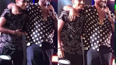 أخدت مني الحلو .. هكذا احتفل أحمد سعد بعيد ميلاد ابنه