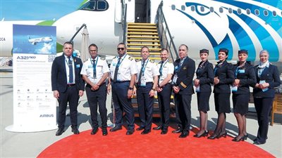 مصر للطيران تحلق فى سماء «Dubai Airshow