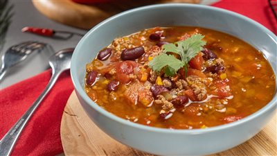 تقي من السرطان ومفيدة للدايت| طريقة عمل شوربة تشيلي المكسيكية بالفاصوليا الحمراء