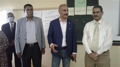 مدير تعليم دشنا يتفقد تدريبات 