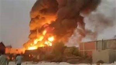 السيطرة على حريق مصنع مراتب بأطفيح
