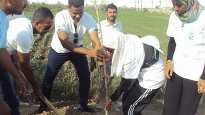 انطلاق مبادرة جميلة يا بلدي لجمعية شباب مصر للتنمية والبيئة بالمنيا