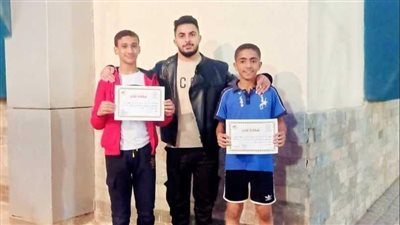 التلباني والبنداري يحصدان ذهبية الجمهورية  للمصارعة الروماني بدمياط 