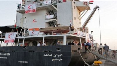 سفينة المساعدات الإيرانية تدخل البحر الأحمر