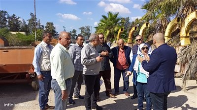  لجنة متخصصة لمعاينة موقع مقترح لإنشاء مصنع لتدوير المخلفات الزراعية بالدقهلية 