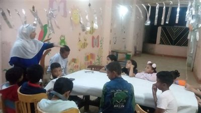 قصر ثقافة الطفل بالخارجة ينظم ورشة حكي 